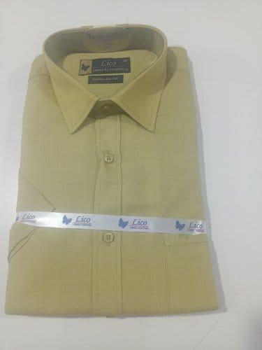 PL COTTON XLINEN DYED READYMADE SHIRT 38 HS